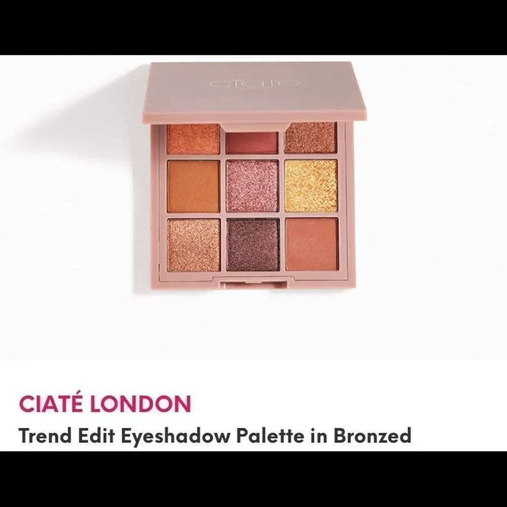 CIATÉ LONDON
Trend Edit Eyeshadow Palette in Bronzed